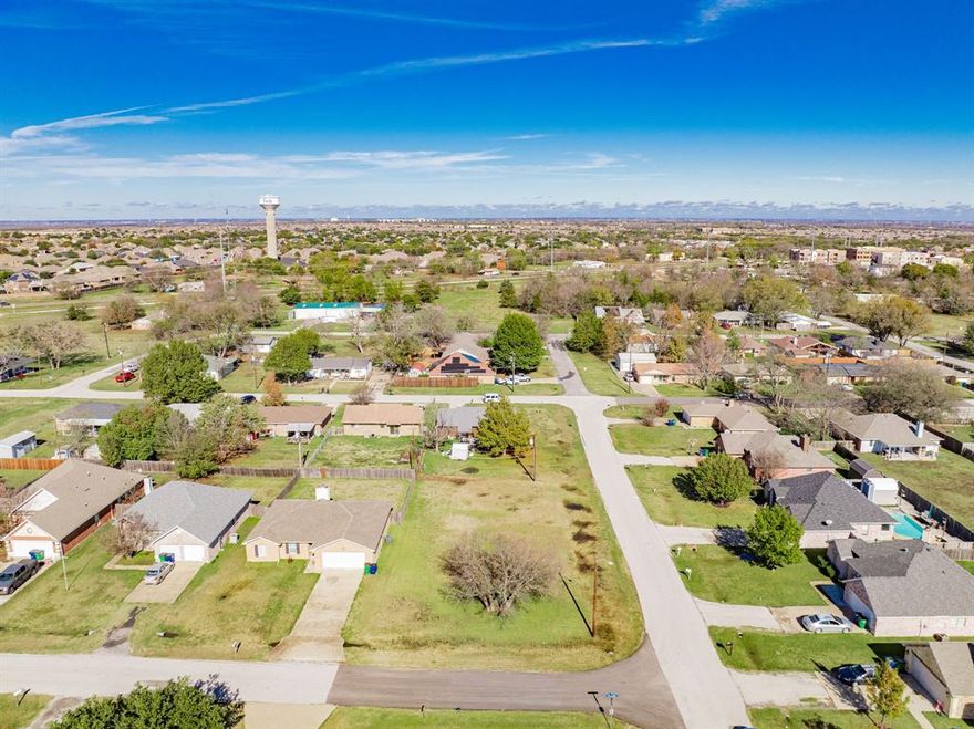 PRIME CORNER LOT IN FATE – PARTIALLY IMPROVED WITH CITY SEWER & WATER

Build your custom dream home or investment property on this generously sized corner lot in the City of Fate, with no HOA and city utilities at the street to reduce development time and costs. The corner location provides flexibility for home design, access, and curb appeal.

Property Highlights:

Partially improved with city sewer and water

No HOA – complete freedom to build your vision

Prime corner lot with excellent design flexibility

Convenient access to I-30, SH-66, Rockwall, and Royse City shopping, dining, and entertainment

Rare opportunity in one of the area’s fastest-growing communities

Enjoy the perfect balance of small-town charm and modern convenience. With no known restrictions, this property offers long-term value, future appreciation potential, and the freedom to create your ideal home.