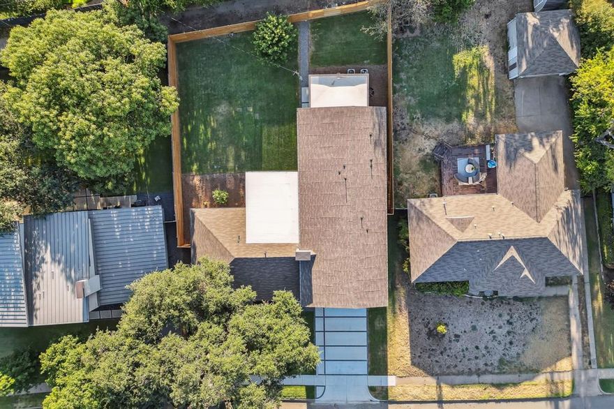 Entertain in this redesigned, expanded, & renovated Midway Hollow jewel. 2648 sqft lvg space on 1st floor, 1534 soft lvg space 2nd floor, 309 soft of cover outdoor living. An abundance of natural light  from oversized windows & glass sliders as you walk in, wrapping the living & kitchen. This six bedroom, four bath home has an open concept floor plan w three living areas. The family room features a vaulted ceiling, original see thru brick fireplace & overlooks an amazing covered patio, plus room for a pool. A large island, built in refrigerator, double ovens, gas range, and a walk in pantry make this a great kitchen.  Cabinets built in under the stairs offer tons of storage. The large primary en-suite glass sliders open to the backyard. The primary baths huge shower has 2 shower heads and body sprayers. 2 secondary beds down & upstairs features 2 bedrooms w a jack & jill bath plus a 3rd bedroom, bath & gameroom. Pool rendering is for conceptual use only and not included in price.