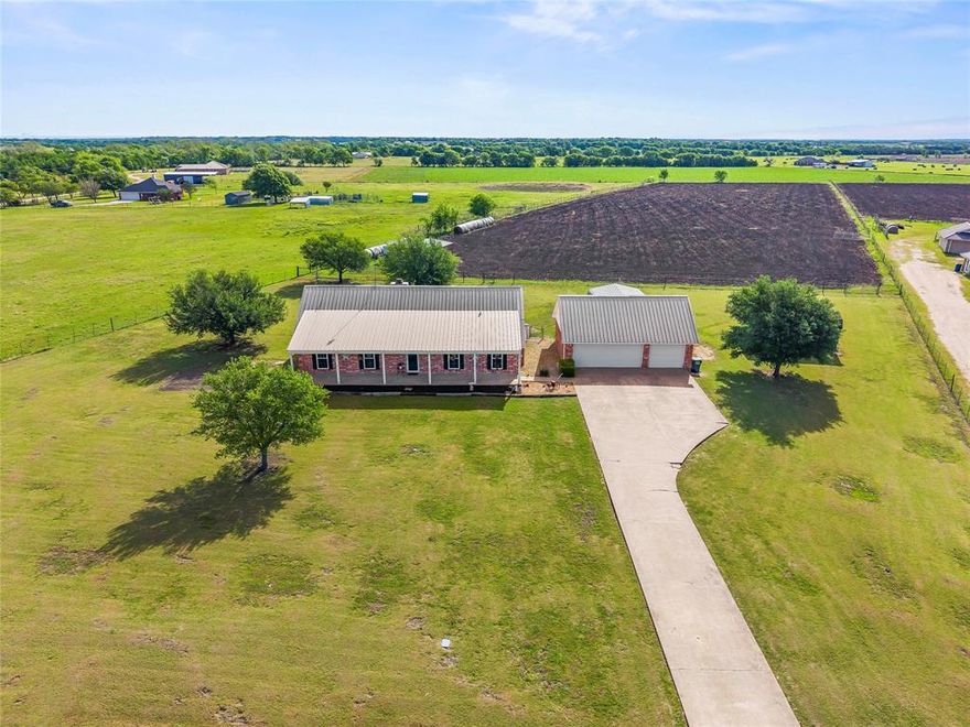 Welcome to your private slice of country living!  Robinson ISD , Lorena Zip Code, you are getting the best of both worlds.  This exceptional 4-bedroom home, complete with a dedicated home office, sits proudly on a little over 5 sprawling acres, perfectly set up for your agricultural needs, or perhaps you just want to enjoy peaceful country living. Recently remodeled in 2020.  As you enter the home from the stunning, expansive front porch you will enter a large open family room with vaulted ceiling and a gorgeous wood burning fireplace. To the left of the foyer is a spacious home office.  Continue to the right of the living room and you will find a charming dining area which opens into a very large kitchen with plenty of cabinets to enjoy family meal time.  Master bedroom is located to the right side of home with a large master bath, and generous sized master closet.  To the left side of home are guest bedrooms and guest bath.  3 car garage with concrete drive.  Behind the home you will find extra carport storage you can  use in many different ways. Use as an outdoor kitchen or BBQ area,  park extra lawn equipment or vehicles, endless ideas !  Yard is completely fenced for safety of dogs and children. Acreage and  Agricultural Highlights are Back Pasture has a very useful Barn for Animal Shelter such as Horse, sheep, goats, cows, or sheep. Yes, bring your chickens too !  Pasture produces a hay crop each year for animal usage or extra income. On average year 500 to 550 square bales or 30 to 33 round bales. Fully fenced and ready to accommodate your livestock.  This home is waiting for its new family . Call today for a private showing.