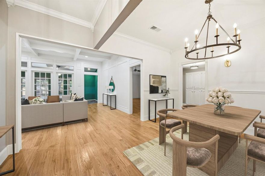 Located in a quiet neighborhood filled with mature trees, this beautiful 3 bed, 3 bath Grapevine home is zoned to top-rated CARROLL ISD. Walking distance to Grapevine Lake and the newly renovated Pickering Park, the location blends outdoor living with everyday convenience.

Inside, you’ll find hardwood floors, high ceilings, and a stylish German-Schmear fireplace in the living room. The  sunroom (not included in square footage) offers flexible bonus space, while the backyard features a  pool and a second outdoor fireplace—ideal for year-round entertaining.

Recent updates include a custom primary bathroom remodel (2025), new front door (2025), new roof (2023), new carpet, new oven, microwave, and updated lighting throughout.

With quick access to Hwy 114, DFW Airport, Southlake Town Square, and Historic Main Street Grapevine, this home delivers comfort, convenience, and an unbeatable location.