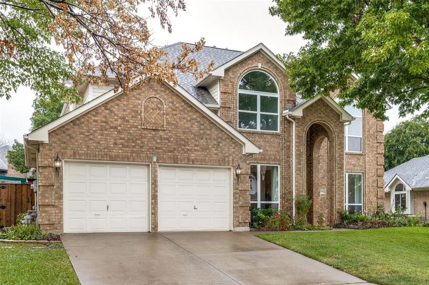 This spacious 5 bedroom, 2,923 sf home is a rare find in North Arlington! Conveniently located near the world-famous AT&T Stadium and an array of thrilling attractions including Globe Life Field, Texas Live!, Six Flags, Hurricane Harbor, and UTA, is simply unbeatable. The well maintained home is perfect for entertaining with a spacious kitchen, two dining areas, and two large living areas. The kitchen opens up to the living room with an incredible window view of the backyard. Out back you’ll find a serene retreat with a gorgeous pool and relaxing pergola to spend your afternoons hosting friends or enjoying the sunshine. Recent updates include fresh paint, pool resurface in 2019, new fence 2020, all new windows in 2016. Seize this fantastic opportunity to own a piece of Arlington's dynamic lifestyle while crafting your ideal living space. Your dream home awaits!