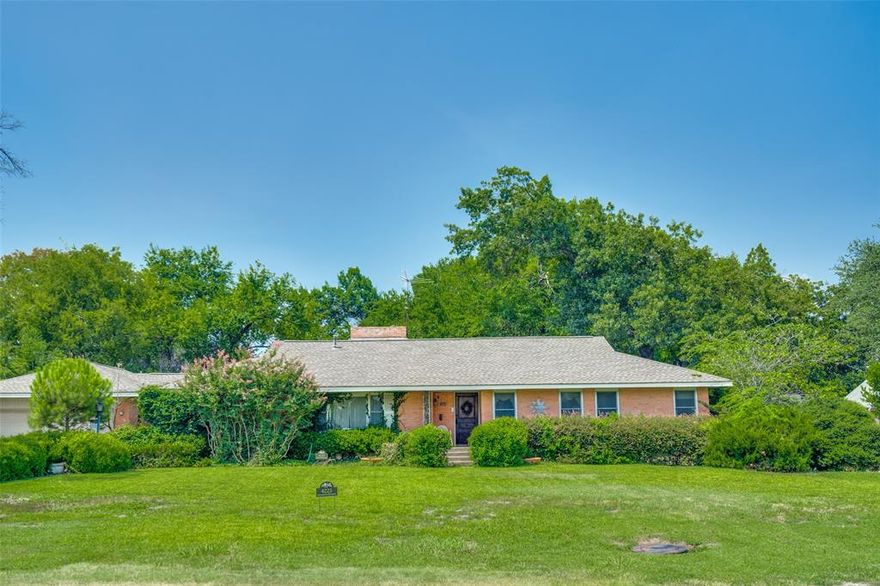 Expansive Treed Lot in Prime Dallas Location. Beautifully treed .622 acre lot with over 120 feet of frontage, this lot offers the perfect blend of space, privacy, and convenience. Located in one of Dallas’ most desirable areas, this property is just minutes from premier private schools, shopping, major highways including the Dallas North Tollway, and top recreational centers. Ideal for families, professionals, or developers, this rare find is also conveniently located near UT Southwestern Medical Center, offering access to world class healthcare. Whether you're looking to renovate, or build your dream estate, the potential here is unlimited. The value of this property is in the land. The existing house is to be sold in AS IS condition with seller making no repairs.