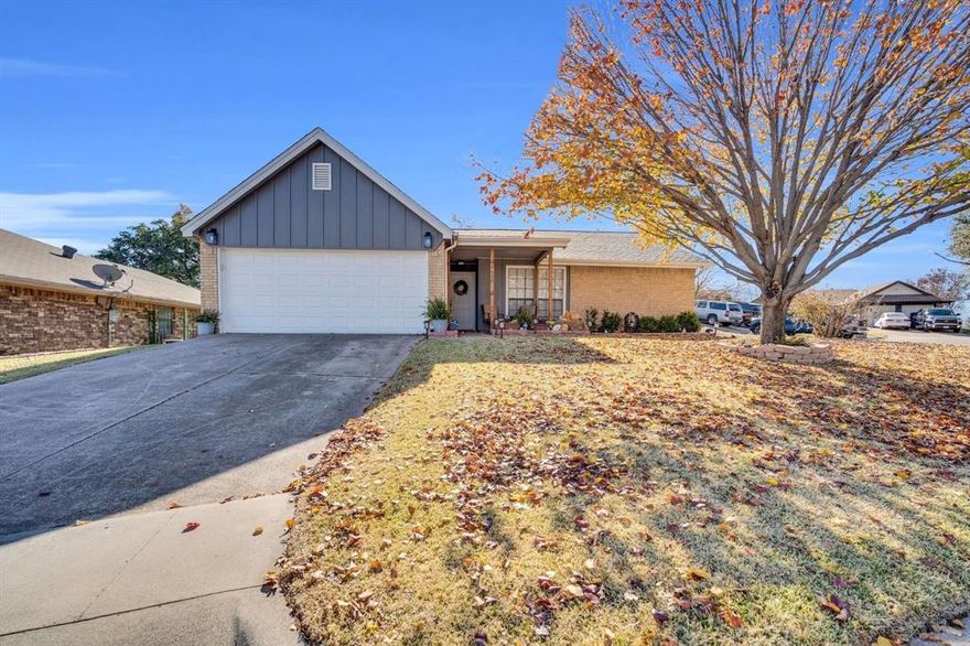Step inside a beautifully maintained Fort Worth home, tucked away on a peaceful cul-de-sac! The moment you walk in, the bright, airy living area draws you in, anchored by a cozy wood-burning fireplace. The home offers a suite of major updates: new roof, HVAC system, water heater, exterior siding, cedar posts, fence (partial) and new carpet in every bedroom - ready for worry-free living! Step outside to the spacious backyard right out the sunroom! Beyond the home, you’re perfectly situated near all the Fort Worth conveniences - quick access to Highway 121 and I-30 makes commuting easy, and nearby hotspots like Sundance Square, Fort Worth Botanic Garden, and local dining and shopping centers put everything you need just minutes away. From the moment you arrive to your first evening in front of the fireplace, this home is move-in ready and full of charm - the perfect blend of comfort, updates, and a location that lets you truly enjoy Fort Worth living!