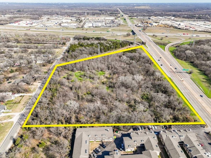**Motivated** This 8.23-acre treed lot can be used for a single-family residence or multiple single-family residences.  Zoning Districts - Residential - R7.5(A) - Single Family 7,500 Square Feet District. Buyer to verify all info. Ask about Owner Financing available with 0% interest for the first year!