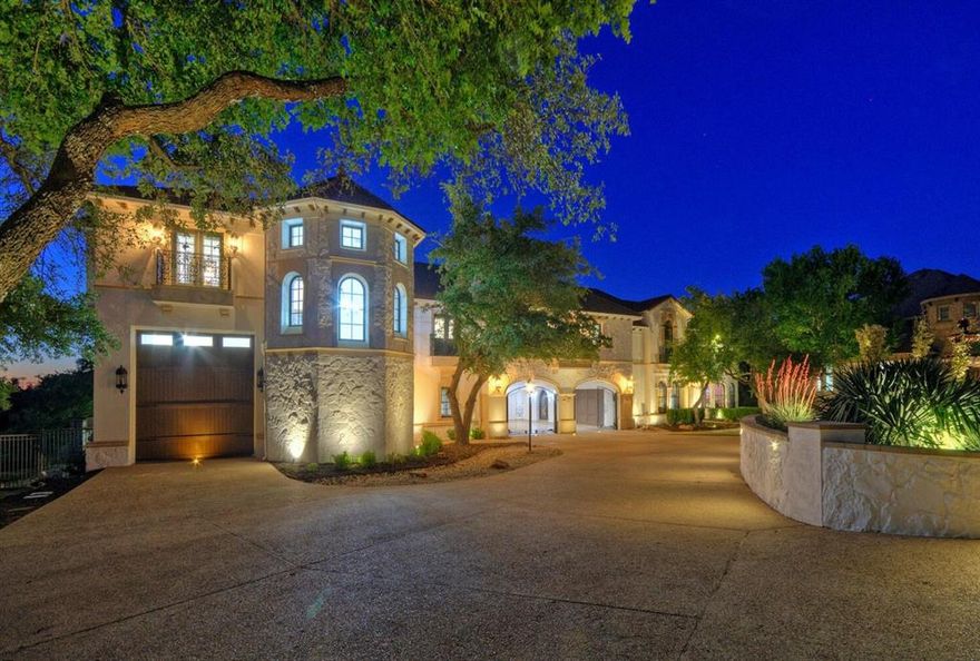 Set on a rare double lot overlooking the scenic Avery Ranch Golf Course, this extraordinary estate blends luxury with relaxed Texas Hill Country charm. Recently renovated throughout, the home is equally suited for grand entertaining or quiet evenings by the pool—offering unmatched privacy and panoramic golf course views.

Designed with multi-generational living in mind, the expansive 10,000+ sq ft residence features 8 bedrooms and 8.5 bathrooms, ensuring ample space and comfort for family and guests alike. From the impressive entry foyer to intimate spaces like a front bar and a cozy cigar lounge, the home balances sophistication with warmth.

The chef-inspired kitchen is outfitted with commercial-grade appliances, while an outdoor kitchen and resort-style entertaining area invite seamless indoor-outdoor living. Enjoy a resurfaced pool, putting green, and multiple lounging areas perfect for relaxation or recreation. The palatial primary suite features a fireplace and an open-concept spa-like bathroom for a truly indulgent retreat. A private theater room adds to the home's entertainment appeal.

The air-conditioned RV garage doubles as a full gym, and the separate guest wing—complete with elevator access, its own living area, kitchen, and two en-suite bedrooms—offers ideal accommodations for extended stays or independent living.

With ten covered parking spaces and a gated cul-de-sac location, the property offers both convenience and exclusivity. Whether you're drawn to the vibrant energy of the city or the quiet serenity of golf course living, this estate delivers the best of both.

Offering world-class amenities, flexible living spaces, and breathtaking surroundings, this one-of-a-kind property isn’t just a home—it’s a complete lifestyle.