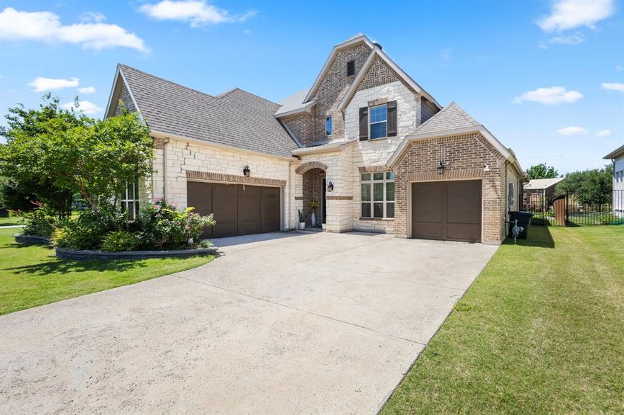 Beautifully situated in highly desirable Keller ISD, this exceptional home combines luxury, functionality, and a peaceful setting beside a scenic greenbelt and tranquil pond. Offering 4 spacious bedrooms, 4 bathrooms, and a thoughtfully designed layout, this home also features a 3-car tandem garage with plenty of room for storage and convenience. A private office provides the flexibility for a work-from-home setup.

The expansive living area is filled with natural light  and seamless flow into the chef-inspired kitchen. Designed for entertaining, the kitchen features a large island with farmhouse sink, double ovens, a 6-burner gas cooktop, and an oversized walk-in pantry. The luxurious primary suite offers a spa-like retreat with dual vanities, oversized walk-in shower, and a spacious walk-in closet conveniently connected to the laundry room.

Step outside to enjoy the covered patio overlooking the expansive backyard, peaceful greenbelt, and pond views. Conveniently located near shopping, dining, and entertainment, this stunning home offers the perfect blend of comfort, elegance, and location. Schedule your private showing today!