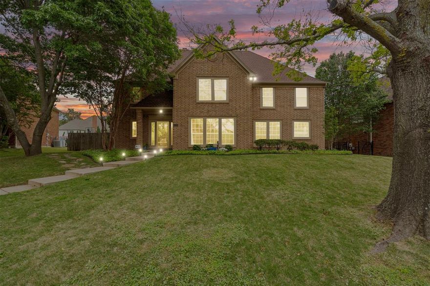 Step into comfort and style in this gorgeous 4-bedroom, 2.5-bath home nestled in the fabulous Summer Creek community. From the moment you walk through the door, you're welcomed by a warm, inviting foyer and an elegant dining area—perfect for hosting special occasions or intimate dinners. The spacious family room is the heart of the home, featuring a cozy gas fireplace and expansive windows that fill the space with natural light. Need a dedicated work zone? You'll love the private home office—ideal for remote work, study sessions, or creative projects – could also be turned into a downstairs guest bedroom making it a 5 bedroom if needed. The gourmet kitchen offers granite countertops, a center island, tons of cabinet space, pantry, double ovens, and an electric cooktop. Whether you’re whipping up a weeknight meal or entertaining a crowd, the adjacent breakfast area makes casual dining effortless. The luxurious and expansive primary suite is your own private escape, complete with a spa-like en-suite bathroom featuring a jetted tub, separate shower, and dual walk-in closets—because one just isn't enough. You'll also find a second spacious living area and three more large bedrooms and a full bathroom—ideal for family, guests, or whatever life throws your way. Ready for the real showstopper? The backyard oasis. Picture evenings on the oversized covered patio, gathering around the outdoor fireplace—perfect for year-round entertaining. This home blends everyday comfort with living in such a wonderful neighborhood that offers ample mature trees to boast. Come see it for yourself—you may never want to leave.