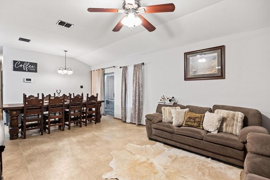 Introducing your ideal first home! This 3-bedroom, 2-bathroom residence is situated in a welcoming neighborhood,
offering both comfort and practicality. Inside, a bright living area awaits, perfect for relaxation or socializing. The
kitchen is equipped with modern appliances and a convenient breakfast bar, while the adjacent dining space is versatile
for various occasions. The master bedroom boasts an ensuite bathroom for added convenience, while two additional
bedrooms provide ample space for guests or a home office. Lot next door included!