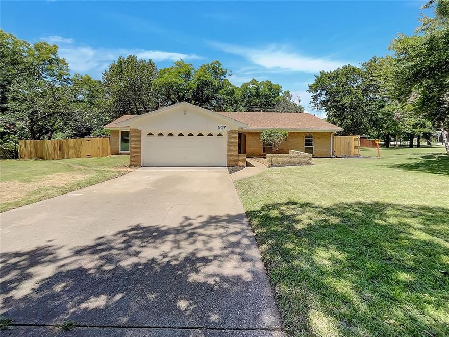 Come see this charming home now on the market! This home has Fresh Interior Paint, Fresh Exterior Paint, New flooring throughout the home. A fireplace and a soft neutral color palette create a solid blank canvas for the living area. Step into the kitchen, complete with an eye catching stylish backsplash. Take advantage of the extended counter space in the primary bathroom complete with double sinks and under sink storage. Take it easy in the fenced in back yard. The covered sitting area makes it great for BBQs! Hurry, this won’t last long! This home has been virtually staged to illustrate its potential.. 100-Day Home Warranty coverage available at closing