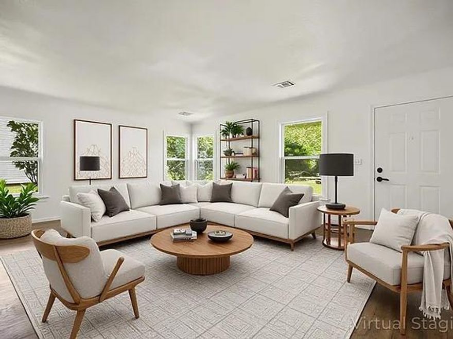 Beautifully remodeled home situated on a spacious corner lot in a quiet, established neighborhood of Fort Worth. This move-in-ready gem offers the perfect blend of comfort, convenience, and style. Inside, you'll find two spacious living areas and rich hardwood floors in the main living room. The heart of the home features a newly remodeled kitchen with modern finishes and plenty of storage—perfect for everyday living and entertaining. Both bathrooms have also been tastefully renovated. The primary suite includes a private ensuite bath, offering a peaceful escape. Additional highlights include newer windows, and HVAC, and a one-car garage for added convenience. Located near schools, parks, and major commuter routes, this home offers easy access to shopping, dining, and everything Fort Worth has to offer—while still being tucked away in a quiet, residential setting. Don’t miss your chance to own this charming, fully updated property in a desirable location! Seller will consider a short-term lease purchase or a long-term rental