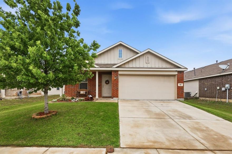 A true 4th bedroom in this size and price range is a rare find, and it opens up all kinds of possibilities!
This Sendera Ranch home lives in a way that feels unexpectedly easy, with the main living spaces coming together in the back of the home, where daily life naturally happens. The kitchen, dining, and living areas connect beautifully, creating a comfortable hub for everything from busy mornings to relaxed evenings.
One of the standout features is the 4th bedroom, a rare bonus in a home of this size and a space that can adapt to the way you live now… and grow into the future. Home office, guest room, craft room, workout space, reading room… the choice is yours.
The primary bedroom offers more space than you might expect, and the separate utility room is a detail buyers will appreciate every day! Functional, convenient, and nicely out of the way rather than doubling as the path to the garage.
Out back, the yard offers plenty of space to relax and unwind. Grill, garden, play, or enjoy a quiet evening under the Texas stars. With so many Sendera Ranch neighborhood amenities, pools, clubhouse, trails, basketball courts, playgrounds & ponds, NISD schools within the neighborhood, and convenient access to shopping, dining, and entertainment in the Alliance area, this home offers more than the usual checklist. It offers a lifestyle that will surprise you in all the right ways.