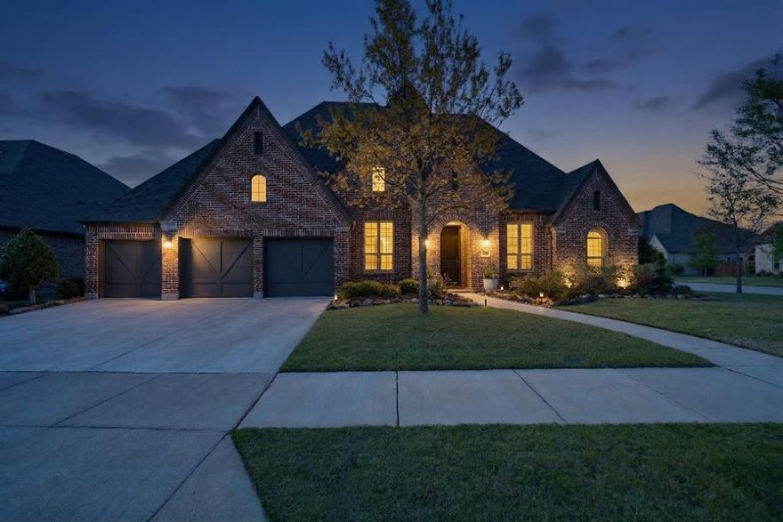 This exceptional corner-lot home, tucked inside a private cul-de-sac in the highly desirable Wildridge lakefront community, delivers everything you’ve been looking for and more. From the moment you arrive, the curb appeal makes a lasting impression, featuring a new roof (2024), fresh exterior paint, and a custom iron front door that sets a sophisticated tone. Inside, this thoughtfully designed 4-bedroom, 3-bathroom home blends style and function throughout. An impressive 4-car garage with sleek epoxy floors offers ample space, while the interior showcases custom built-ins, updated flooring, plantation shutters, a private study, and a flexible bonus room to fit your lifestyle. The open-concept layout is elevated by vaulted ceilings and natural light, creating a bright, welcoming atmosphere. At the heart of the home, the living room is anchored by a classic brick raised-hearth fireplace and seamlessly connects to the beautifully updated kitchen. Designed for everyday living and effortless entertaining, the kitchen features granite countertops, an oversized island, stainless steel appliances, and a generous walk-in pantry. The split-bedroom design offers privacy, with a luxurious primary suite that feels like a true retreat. The ensuite features a soaking tub, separate shower, and an expansive walk-in closet with direct access to the laundry room for added convenience. Step outside to your own private backyard retreat. Thoughtfully designed for relaxation and entertaining, this space features a sparkling pool with a tranquil water feature, an epoxy-coated patio, a fully equipped outdoor kitchen, and a cedar pergola, perfect for year-round enjoyment. Beyond the home, Wildridge offers a lifestyle unlike any other, with access to lakeside amenities including canoes, stocked fishing ponds, scenic trails, playgrounds, resort-style pools, and a full calendar of community events. This is not just a home, it’s the lifestyle you’ve been waiting for.