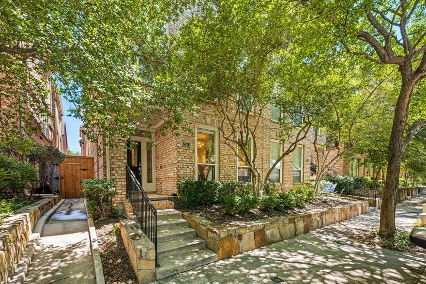 This beautifully finished home is in the heart of Dallas’ vibrant State Thomas neighborhood, just steps from Griggs Park and minutes from the city’s best dining, culture, and nightlife. This thoughtfully designed residence blends elevated style with city convenience, offering an ideal blend of luxury and location. It features high-end, designer finishes throughout, including rich wood flooring, curated lighting, and sleek architectural details. The versatile main level features a clean-lined kitchen with professional series Monogram appliances, marble counters and backsplash, oversized island & custom cabinetry, including a hidden pantry. The dining area is highlighted by a stone fireplace flanked by two climate-controlled wine storage areas for over 400 bottles of your favorite wines. All three bedrooms have en-suite baths. The floor-to-ceiling windows flood the open living spaces with natural light, while the split-bedroom layout ensures privacy and flexibility for guests, roommates, or a home office setup. Tucked into a walkable, tree-lined neighborhood with a strong sense of community, this property offers direct access to downtown without sacrificing comfort or charm. Whether you’re enjoying a peaceful morning walk through the park or entertaining friends before a night out in Uptown, this property offers an urban lifestyle that’s both refined and effortlessly livable. No HOA.