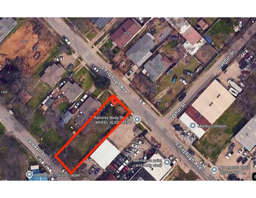 Vacant Lot ready for your commercial use, priced to sell. excellent opportunity for business  owners, lot has access to street on both sides, S Fitzhugh and Caldwell St