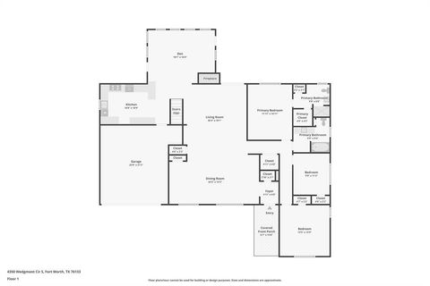 Tiny photo for 4350 Wedgmont Circle S, Fort Worth, TX 76133 (MLS # 21198074)