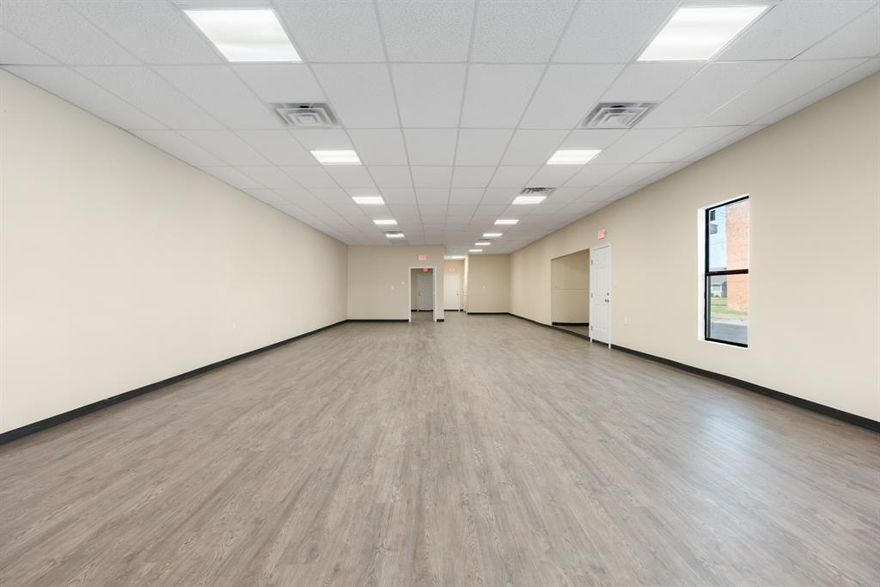 Affordable & REMODELED building located in the central business area of Downtown Itasca located just off I-35W.  Adjoining open lot included with the sale could be used for additional parking or even a drive through with city approval!  Building was formerly a Mexican Restaurant.  So many uses could work such as offices, coffee shop, florist, barber shop or hair salon, restaurant, retail, etc.  New 5 ton HVAC unit installed, new doors, electrical, drop ceiling, flooring, and subflooring, window front replaced, and some plumbing updated.  2 identical private bathrooms and conference room!  Also for sale!  NOT located in a historical district.