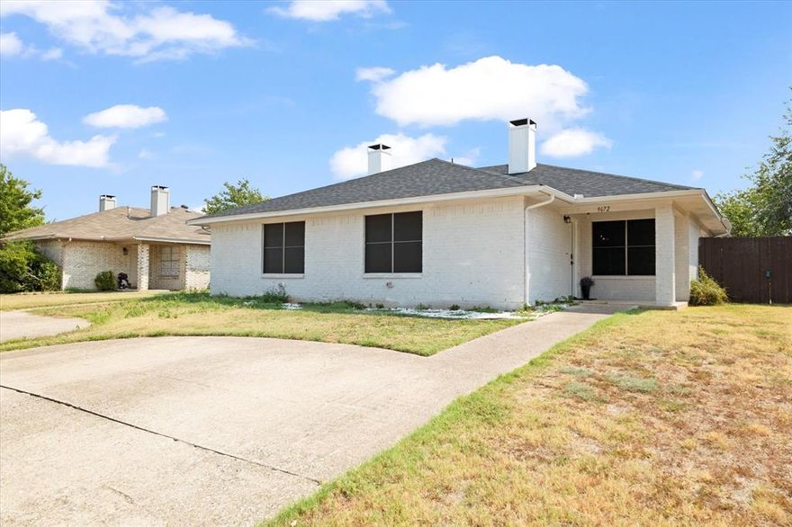 Housing vouchers considered! PRICE REDUCED!! Vacant and ready to occupy

Welcome to 9672 Windy Ridge Rd, a beautifully updated, well-connected Frisco neighborhood. Zoned to top-rated Frisco ISD schools, this home offers style, comfort, and security — all just minutes from Preston Rd, Main St, and Frisco’s best shopping and dining. Step inside and enjoy a modern, move-in-ready space featuring: • Newly updated finishes including granite countertops, New water heater, New dishwasher, Fresh interior paint, and laminate flooring throughout • A fully equipped kitchen with refrigerator, range, and dishwasher — plus a washer and dryer included • Front door with an electronic lock system for added convenience • A large private backyard — perfect for outdoor entertaining or peaceful relaxation • Walking distance to Preston Manor Park and just minutes from Main St, Preston Rd, Legacy West, and top Frisco attractions Quick access to major highways, top-tier schools, and thriving shopping and dining destinations. Don’t miss this rare opportunity to lease an upgraded home in one of Frisco’s most convenient neighborhoods. No CATS ALLOWED. Don't miss this rare opportunity, schedule your showing today!