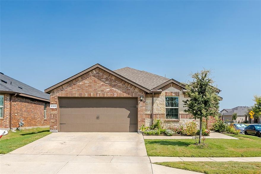 Welcome to your new home in a highly desirable, family-friendly neighborhood in North Fort Worth! This spacious 5 bedroom, 2 bathroom residence is perfectly situated on a corner lot offering enhanced privacy and curb appeal.  Walkable to the highly rated schools in Eagle Mountain Saginaw ISD.  Step inside to find an inviting, open concept floor plan filled with natural lighting.  An open concept, bright, eat-in kitchen features ample counter space, with stainless steel appliances, granite counter tops and a gas range. The spacious living area creates the perfect space for gathering.  Five generously sized bedrooms provide plenty of private space for a growing family, guests or a dedicated home office.  The primary suite offers a peaceful retreat with en-suite bathroom. Enjoy the benefits of the covered patio with the expansive corner lot offering extra yard space proving a great setting for outdoor activities and entertaining. Enjoy the perks of the community pool and picnic area.  The neighborhood also provides easy access to local shops, restaurants, and entertainment options that North Fort Worth has to offer. Home is currently occupied and will be available for move in on January 9, 2026. Qualifying Criteria: Gross monthly income 3x the rent. Minimum Credit Score 600. No Pets. No Smoking.