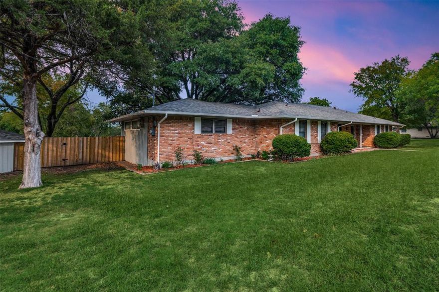 FOUR BEDROOMS ON A HUGE CORNER LOT WITH A GUEST HOUSE (perfect for rental income or multi-generational living). This 1+ acre lot has a large backyard with a covered porch area and fire pit, storage shed, newer wood fencing along the front, lean-to covering for storage, detached garage that can be used as a workshop. The Main House has wood flooring in most living areas and hallways, newer kitchen appliances, gas stovetop, three ovens, and a breakfast nook plus formal dining. There is plenty of natural light in the living area, thanks to the skylights and beautiful windows. The 4th bedroom has a private entrance to the backyard area (could be used for adult children, rental opportunity, etc). The roof is brand new! But wait until you see the Guest House! The guest house has a full-sized bedroom, galley kitchen, living area, 2 bathrooms, plus a bonus room with a built-in Murphy bed. The Main House has almost 3,000 sq ft, the Guest House has over 1,300 sq ft. OFFER DEADLINE: Nov 4 at 6pm.