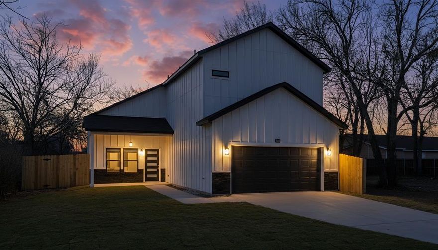 Stunning two-story home offering 4 bedrooms and 2.5 bathrooms with a thoughtfully designed layout and modern finishes throughout. The main living area features soaring ceilings highlighted by a statement chandelier, creating a striking and welcoming focal point.

The primary suite is conveniently located on the first floor, tucked into a corner of the home for added privacy. The ensuite primary bath features a spacious walk-in shower, dual vanity, and elegant gold accent finishes that elevate the space. A half bathroom on the main level adds convenience for guests.

The open-concept kitchen showcases a large island, quartz countertops, and custom cabinetry, Upstairs, you’ll find three additional bedrooms, offering flexible space for family, guests, or home office use.

Bonus: 1 additional lot located directly behind the home is included, offering exceptional potential for future development, expansion, or added privacy. Home is on 9C, additional lot is 9A. (See transaction desk for surveys)