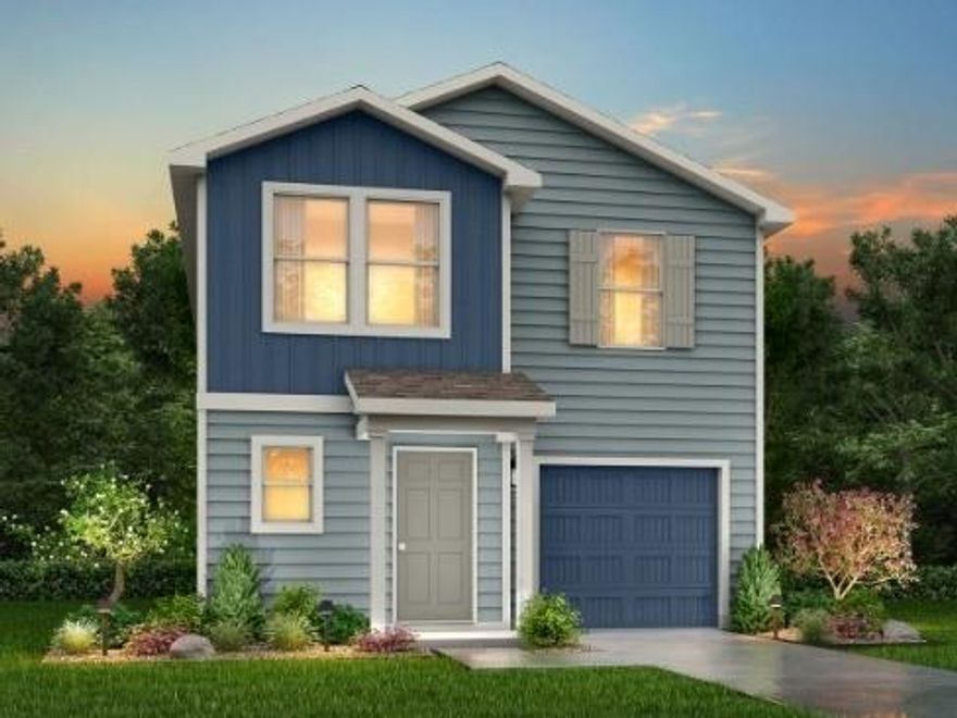 MLS# 21130161 - Built by NHC - Apr 2026 completion! ~ The Everglades Plan from our Freedom Series offers an ideal blend of space, functionality, and value. This charming 2-story home features 4 bedrooms, 2.5 bathrooms, a 1-car garage, and 1,600 square feet of thoughtfully designed living space.  Step into the welcoming entryway, where you’ll find a convenient half bathroom and the staircase leading to the upper level. Continue down the hall past the laundry room and into the open-concept living area. The kitchen, complete with a central island, overlooks the dining area and family room, creating a perfect space for meals and family time.  Upstairs, the primary suite offers a private retreat with its own bathroom. Three additional bedrooms and a full bathroom complete the upper level, providing ample space for family or guests.