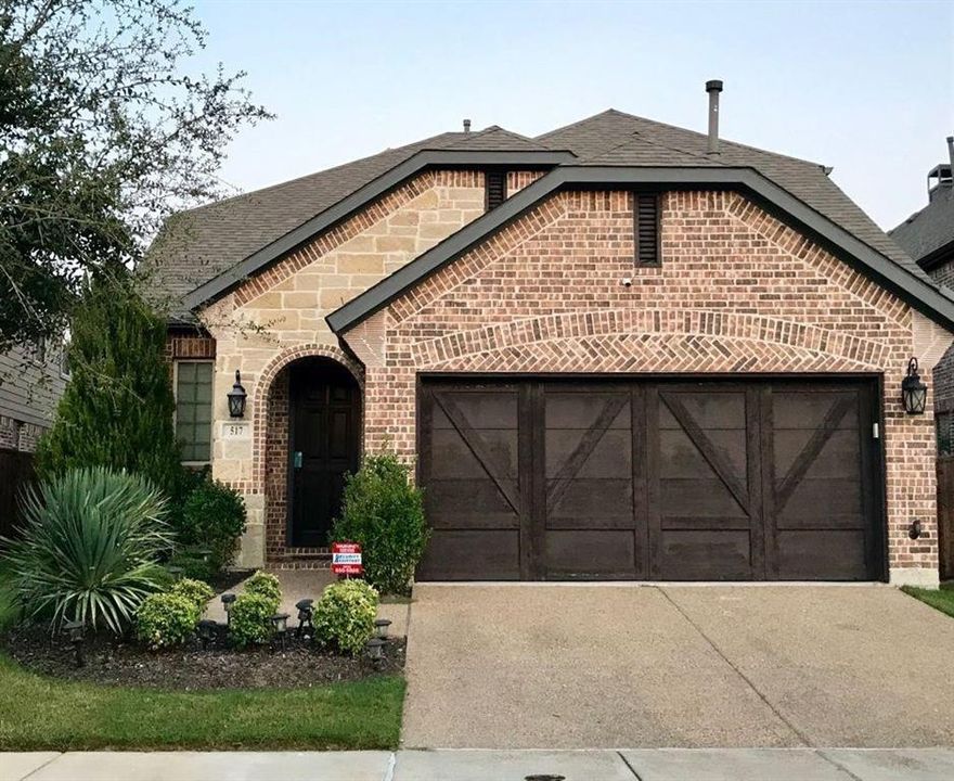 ALMOST NEW!!! Stunning 4 bedroom, 3.5-bathroom home in the highly desired Castle Hills community. Master down plus 3 bedrooms, 2 full baths, game room & media room up - surround sound speakers on media and living room stays with the house. Stainless steel appliances, customs lights and exotic granite in the kitchen. Nail down oak wood floors throughout first floor. Built in outdoor grill. Stone & brick elevation and stone fireplace. Community offers community pool, access to gym and walking path. Castle Hills offers many luxury amenities, community events, and much more. Energy-efficient home near many major employers, SH-121, Grand Scape, Legacy West, Tollway, Stonebriar Mall, Toyota Stadium, restaurants and much more. DFW International airport is 15 minutes away.