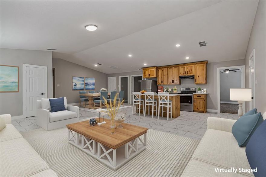 Don’t miss this beautifully renovated home in the rapidly growing Sherman area, situated on a spacious 0.3-acre lot with no HOA! This move-in ready gem features generously sized secondary bedrooms and a massive primary suite complete with a gorgeous en-suite bath and walk-in shower.
The bright, updated kitchen is the heart of the home—featuring an island with bar seating, plenty of counter space, and a large dining area that easily fits a 6–8 person table for holidays or gatherings. The kitchen opens to a huge living room, offering the perfect space to relax or entertain.
Additional highlights include a 2-car garage plus carport, ample parking, and a kitchen refrigerator that conveys with the sale. Ideally located near US-75 for an easy commute and just a short drive to the Oklahoma state line, this home offers comfort, style, and convenience—all in one.
Schedule your showing today and come see all this wonderful property has to offer! Also available for lease MLS 21079713