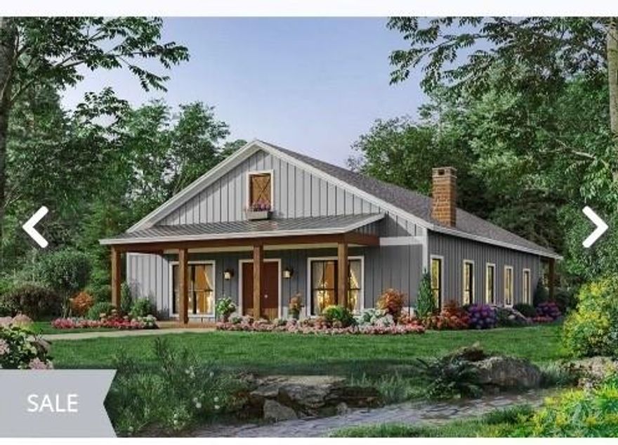 Charming New Construction in time to select your finishes!  Welcome to this beautifully designed 2026 new construction home situated on corner lot, offering modern comfort with timeless charm. This thoughtfully planned 3-bedroom, 2.5-bath home features an inviting open-concept layout ideal for both everyday living and entertaining.  The spacious kitchen flows seamlessly into the dining and living areas, creating a bright and welcoming central gathering space. A large island, abundant cabinetry, and walk-in pantry make the kitchen both functional and stylish.  The private primary suite offers a relaxing retreat with a generous bedroom, luxurious bath, and ample closet space. Two additional bedrooms provide flexibility for family, guests, or a home office.  Enjoy peaceful mornings or relaxing evenings on the covered front porch, perfect for taking in the surrounding landscape. The property also includes a one-car carport and low outdoor maintenance.  This property gives you the freedom to enjoy your space while still being conveniently located to nearby amenities.  A perfect blend of modern construction, comfortable design, and country-style space—ready to welcome you home.  Expected complettion by May 2026.