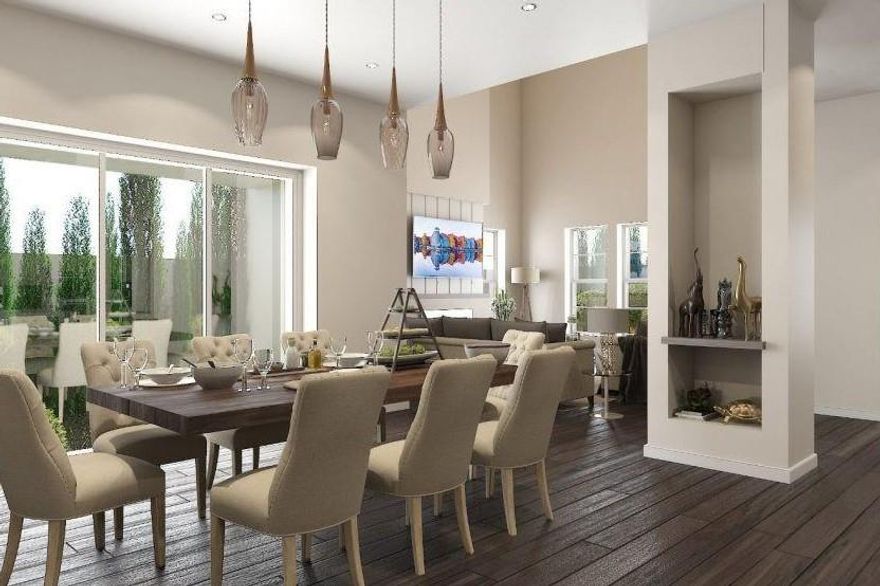 Home sweet home! This beautiful home offers an elegant modern contemporary style.  This model is the Turquoise.  This model is perfect for active and growing families, with open concept living spaces and premium finishes. The primary bedroom is located downstairs. The primary bathroom includes dual sinks, an oversized shower, a luxury free standing tub, and a fantastic closet. On the first floor, you will also find the family room, kitchen, and dining area with plenty of space as well as natural light. The upstairs includes three additional bedrooms with their own full bathroom, and a second living area. The home comes standard with premium finishes, including a walk-in pantry, butler's pantry, oversized windows and front door, and 20' ceilings. The office space is located at the front of the home. Don't need an office? Feel free to use the space to fit another need. A fence will be installed.