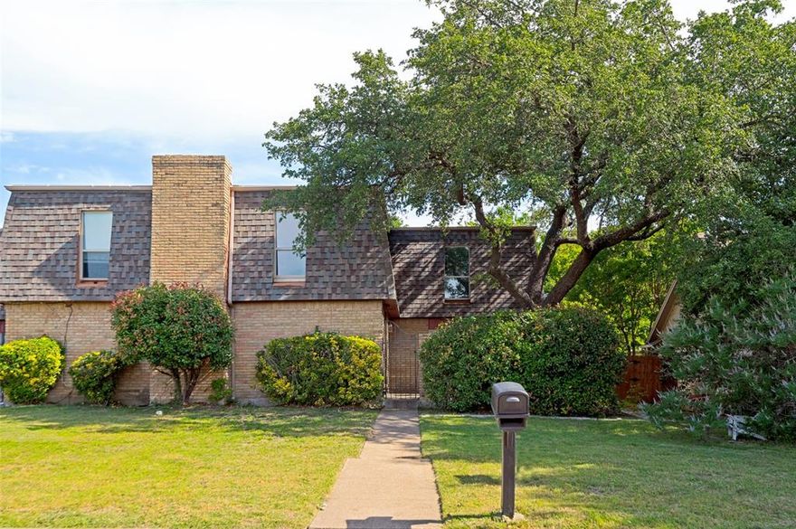 This far North Dallas full duplex is an excellent investment or owner-occupant opportunity. Both sides have spacious 3-bedroom, 2-bath residences with fully fenced back yards, and attached 2 car garages.  One half was recently updated and is move-in ready, showcasing LVP flooring, fresh paint, new cabinets and countertops, stainless steel appliances, and a functional open kitchen layout ideal for everyday living. All three bedrooms are located upstairs along with 2 full bathrooms (one private to the primary). The second half is tenant-occupied with a lease in place, offering immediate rental income. Whether you choose to live in one unit and lease the other at market rent or maintain both as income-producing properties, this duplex is well suited for a variety of ownership strategies. Zoned to highly sought-after Richardson ISD, and conveniently located near UT Dallas, shopping, dining, and major commuting routes, this property is ideal for investors seeking steady cash flow or buyers looking to offset their mortgage with rental income. Selling Broker is owner.