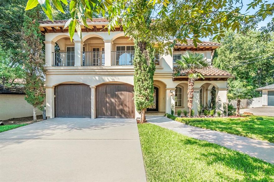 This Santa Barbara–inspired home blends timeless character with thoughtful modern updates in sought-after Shorecrest Terrace. The updated kitchen, finished with quartz countertops, flows seamlessly into a breakfast nook and open living area, where windows throughout the main living spaces fill the home with natural light, creating a bright and inviting atmosphere. A formal dining room adds a refined setting for entertaining and special gatherings.
Upstairs, the home offers three bedrooms along with a spacious game room whose size and placement make it a highly versatile space—ideal for movie nights, morning workouts, or flexible everyday living. The primary suite is thoughtfully designed and features a beautifully renovated bath completed in 2020, including new tile, an oversized walk-in shower, a large soaking tub, and quartz countertops. A generous walk-in closet connects directly to the utility room, adding everyday convenience and functionality. On the main level, a flexible study with a closet and ensuite bath offers the option to function as a guest bedroom when needed, providing versatility for hosting visitors or working from home. Outdoors, a terraced backyard is designed for year-round enjoyment, complete with a heated saltwater pool and built-in grill—ideal for dining al fresco or relaxing poolside under the stars. With an open, versatile floor plan, this home delivers both function and style, all wrapped in Santa Barbara charm.