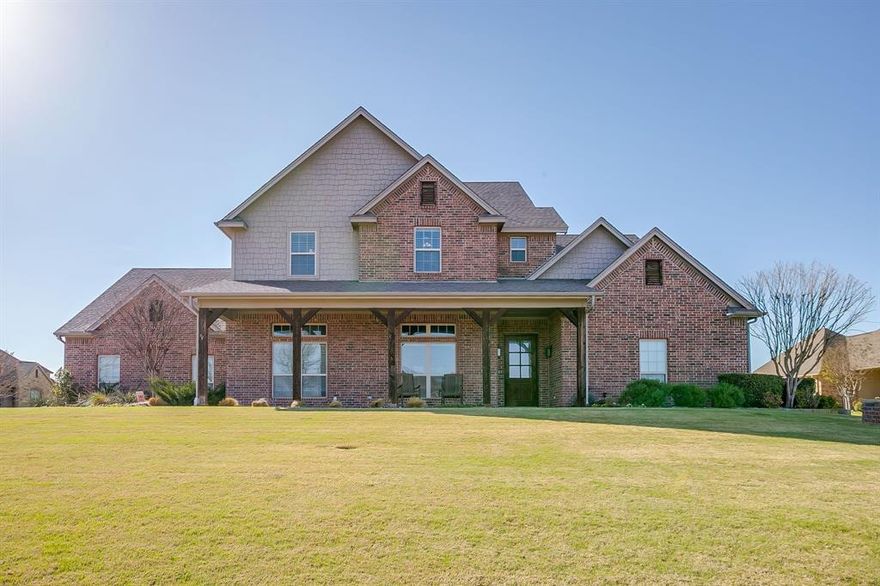 Discover luxury living at its finest in this stunning home located in Bella Ranch. Nestled in a desirable neighborhood within Aledo ISD, this exceptional property combines elegant design, modern comfort, and an outdoor oasis that truly sets it apart.

Step inside to find a beautifully appointed interior featuring spacious living areas, high ceilings, and abundant natural light. The open-concept layout flows effortlessly, making it perfect for both everyday living and entertaining. A gourmet kitchen anchors the home with stylish finishes, ample cabinetry, and generous counter space, ideal for hosting gatherings or enjoying quiet nights in.

The true showstopper lies just beyond the back doors—your own private resort-style retreat. The backyard is designed for relaxation and entertainment, boasting a spectacular resort-style pool that invites you to unwind in luxury. Whether you're lounging poolside, hosting summer barbecues, or enjoying peaceful evenings under the stars, this outdoor space offers the perfect escape. Lush landscaping and thoughtfully designed living areas create a sense of privacy and serenity that feels like a vacation every day.  Relax in the oversized pool or remain active with an inground trampoline, putting green, or 55' batting cage with maintenance free turf and lights.

The home’s spacious bedrooms provide comfort and flexibility, while the primary suite offers a private sanctuary with a spa-inspired atmosphere. Every detail throughout the home has been carefully curated to blend style and functionality.

Located in a sought-after area of Fort Worth with convenient access to shopping, dining, and top-rated schools, this property delivers both elegance and lifestyle.

This is more than a home—it’s a retreat. Don’t miss the opportunity to make it yours.