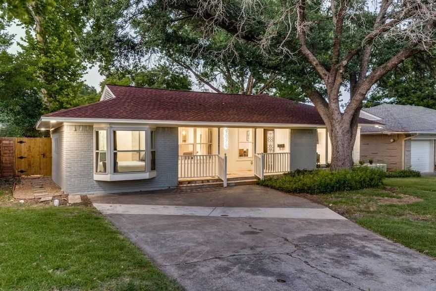 Welcome to this extensively remodeled home in the highly sought-after Lake Highlands L Streets! This property was largely taken down to the studs and thoughtfully reimagined with structural, mechanical, and energy-efficiency upgrades throughout — offering the charm of an established neighborhood with the confidence of modern construction.

The renovation includes new electrical wiring, a Navien tankless water heater, new attic and wall insulation, new sheetrock, and energy-efficient windows. Ceilings were raised in key areas including the primary suite, creating a more open and elevated feel.

Inside, the open-concept layout showcases refinished and new hardwood flooring, all-new solid core interior doors, updated baseboards, designer lighting, and LED disc lighting throughout.

The kitchen is anchored by an 8.8-foot quartz island with new cabinetry, quartz countertops, new appliance package, vent hood, upgraded disposal, and modern fixtures.

All three bathrooms have been completely remodeled with new vanities that offer either glass shower enclosures or a free-standing tub, updated plumbing fixtures, and LED mirrors.

The exterior and garage were refreshed, including new siding elements and  vapor barrier upgrades.

The flexible floorplan offers 4 spacious bedrooms and 3 full baths, including two private en-suite bedrooms — ideal for guests or multigenerational living.

Large backyard with firepit area. Prime location near parks, trails, and major commuter routes.

This is not a cosmetic update — it is a true top-to-bottom rebuild designed for long-term enjoyment and peace of mind.

*Seller financing available for qualified buyers with substantial down payment. Rare opportunity for flexible purchasing terms on this fully renovated Lake Highlands home. Inquire with listing agent for details.*