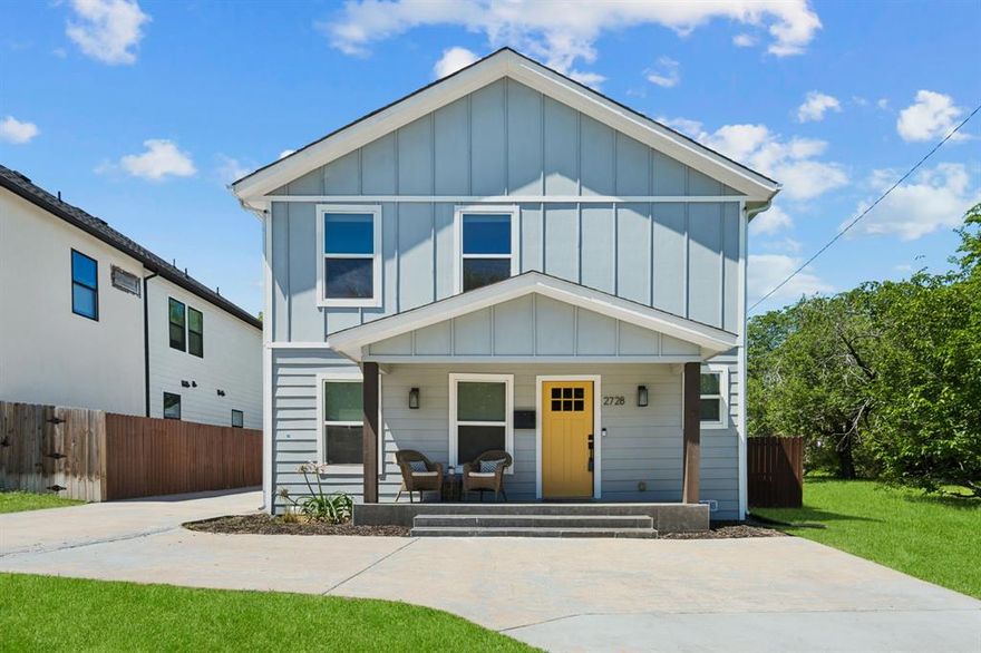 New Price!!!This is the Frisco Heights opportunity buyers have been waiting for. Renovated and expanded in 2021, 2728 Livingston Avenue combines modern farmhouse charm, a highly functional 4-bedroom, 3.5-bath layout, and an unbeatable location near TCU. From the striking curb appeal to the bright open living spaces, every detail was designed for comfort, flexibility, and style. With extensive 2021 updates including roof, windows, HVAC, electrical, plumbing, flooring, fencing, landscaping, and all baths, buyers can move in with confidence. A downstairs ensuite bedroom, upstairs primary retreat, oversized 2-car garage, and fenced yard only add to the appeal. Seller incentives make this home an even stronger value in one of Fort Worth’s most sought-after neighborhoods.