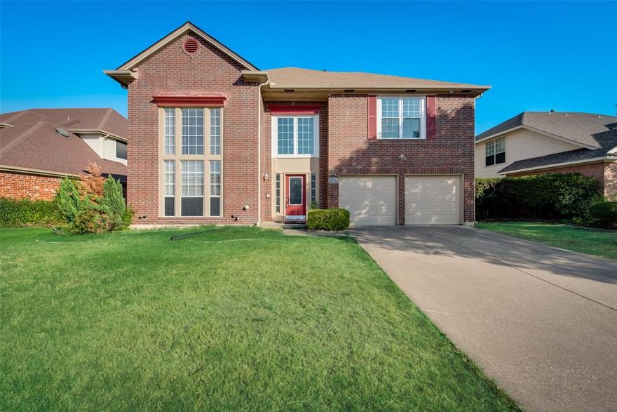 Welcome to 2007 Firewater Place — Where Comfort Meets Style in Lewisville!

Step into this beautifully updated 4-bedroom, 3-bathroom home nestled in the desirable Indian Oaks neighborhood. With 2,439 square feet of living space, this two-story gem offers a perfect blend of elegance and functionality.

Key Features:

Open floorplan with soaring vaulted ceilings and abundant natural light

Gourmet kitchen featuring granite countertops, kitchen island, and designer lighting.

Two cozy gas fireplaces, one in a bedroom and one in the den, for warm gatherings or a cozy night

Spacious primary suite with ensuite bath, garden tub, separate shower, and walk-in closet

Attached 2-car garage with front-facing entry and automatic opener

Low-maintenance 5,663 sqft lot with mature landscaping
Built in 1991, this home has been thoughtfully maintained and upgraded, offering modern amenities like a gas water heater, microwave, dishwasher, and disposal.
Located minutes from shopping, dining, and top-rated Lewisville ISD schools, with easy access to major highways for a smooth commute and just a hop to DFW airport,

Whether you're hosting dinner parties or enjoying quiet evenings by the fire, this home delivers the lifestyle you've been dreaming of.
This is a rare find in a prime location. Ready to make it yours? Let’s schedule your private tour today