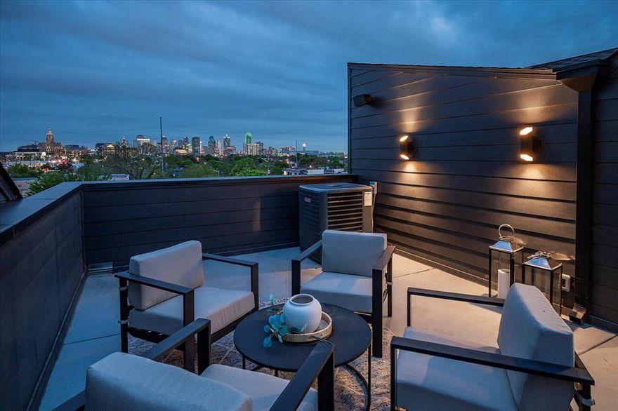 Experience the epitome of modern living in one of the four stunning newly constructed townhomes at 4534 Lake Avenue! Expansive rooftop decks with amazing panoramic views of Downtown Dallas, perfect for entertaining or simply soaking up the city skyline! The development is gated and has a dog park on the property. Relax in the owner’s suite with spacious bedroom and huge walk in custom closet designed by Closets by Design! Enjoy thoughtfully designed living spaces, custom Nobilia German cabinetry, custom porcelain and ceramic tiles, quartz countertops, built in Bluetooth speakers throughout the entire home, and large open floor plan. With sleek lines and modern updates, each unit has been meticulously crafted and includes all brand-new appliances. Centrally located in the Dallas medical district, minutes from Uptown, Downtown, the Park Cities, and the Shops at Inwood!