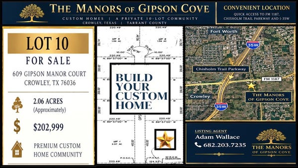 609 GIPSON MANOR CT, CROWLEY, TX 76036 - Image e2889f1842e64c36b04c79ea47e2cc60/573437846
