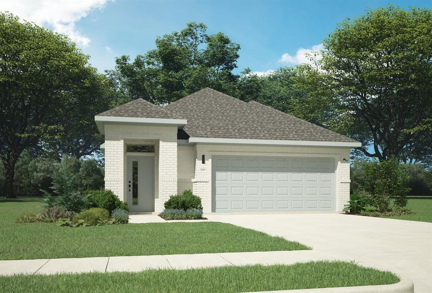 MLS# 21243212 - Built by Trophy Signature Homes - May 2026 completion! ~ Just as the majestic pecan tree is long-lived, the Pecan II floor plan promises to stand the test time, providing happy memories for years to come. The three-bedroom design is artful with a large living area where you can relax after work or build the ultimate sandwich in the gourmet kitchen. The bread was freshly baked in the oven this morning. There is just enough time before bed to work on your Downward Dog in the yoga room you created in one of the bedrooms. Feeling stress-free, It's time to hop in the walk-in shower before curling up in the sitting area of your stunning primary suite with your favorite book!