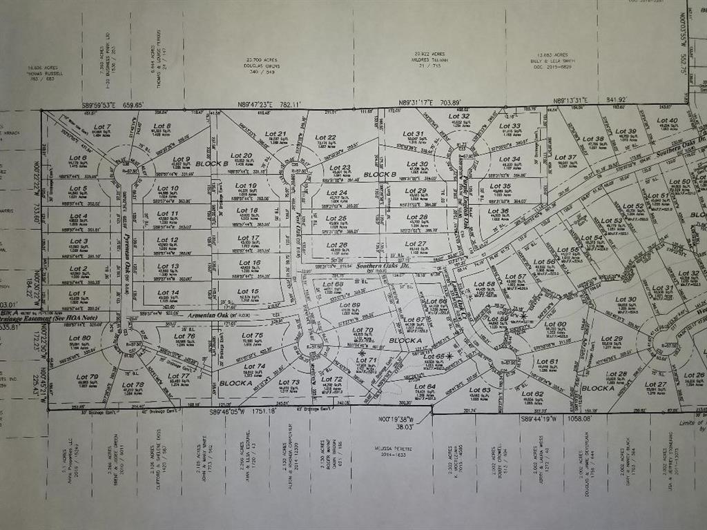 Vista Oaks Estates - Land