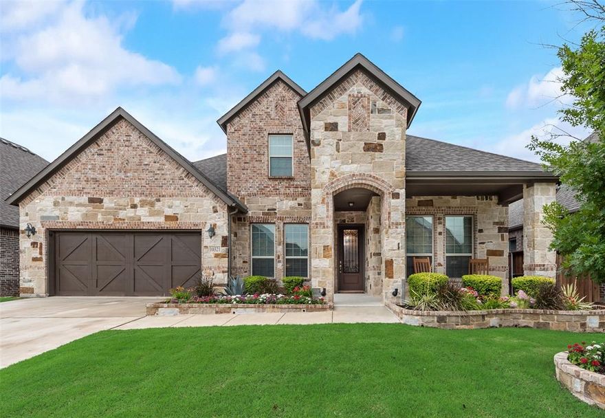 Move In Ready!! Welcome to your dream home, expertly crafted by Trend Maker Homes! The Scarlett Plan features a thoughtfully designed floorplan that emphasizes both spaciousness and functionality. As you pull up to the house, you’ll be captivated by the stunning landscaping, making it a contender for Yard of the Month! Upon entering through the elongated foyer, you’ll discover entrances to additional bedrooms and a convenient Jack and Jill bathroom, making it an ideal layout for families or guests.
As you continue down the foyer, you’ll be welcomed into a large family room that seamlessly flows into a formal dining area and an open kitchen, complete with a center island—perfect for entertaining or enjoying casual family meals. The kitchen is equipped with modern stainless steel appliances, a corner walk-in pantry, and a cozy breakfast nook, creating an inviting space for morning coffee or family gatherings.
Retreat to the secluded primary suite, a true sanctuary designed for relaxation. This luxurious space features a spa-like master bath and an expansive walk-in closet that conveniently connects to the laundry room, enhancing your everyday convenience.
Throughout the home, all-new light fixtures illuminate the spaces from the foyer to the kitchen and family room, while the gorgeous wood beams in the family and living rooms add an elegant touch of warmth.

Families will appreciate the close proximity to Rolling Hills Elementary, a new school located within the subdivision, ensuring a short commute for the little ones. 

This home is more than just a place to live—it’s a lifestyle! Don’t miss the opportunity to make it yours!