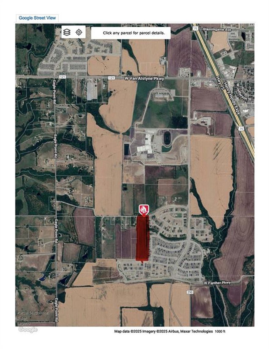 Incredible 15.41-Acre Tract Adjacent to Mantua – Prime Location in West Van Alstyne. Don’t miss this rare opportunity to own 15.41 acres of prime land directly bordering the prestigious Mantua master-planned community in rapidly growing Van Alstyne. This property offers outstanding potential for residential development, a commercial estate, or land investment in one of North Texas’ hottest growth corridors. Located within highly acclaimed Van Alstyne ISD, this tract features excellent road frontage, level terrain, and convenient access to US-75, local schools, and shopping. Van Alstyne High School is just minutes away, making this an ideal location for future development. Utilities are nearby. The perfect balance of space, location, and future upside.

Highlights: This property includes 15.41 acres of undeveloped land with excellent access.  It is directly adjacent to the Mantua subdivision, one of Van Alstyne’s most prestigious communities.  The location offers easy and quick access to US-75 and the city center of Van Alstyne.  It is situated within the highly rated Van Alstyne Independent School District.  Van Alstyne High School is just a short drive from the property.  The land is ideal for residential development, a custom estate, or long-term investment.