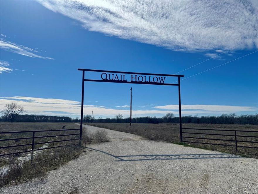 Welcome to Quail Hollow, your very own 10 + acres located in SE Lamar County, Texas! With private road access, coop electric and water in place and ready for you to build, relax and call home. Escape from the hustle and bustle of everyday life and enjoy life in the the slow lane. Large mature oaks provide shade and picturesque places for that dream home. County road frontage provides 2 points of access. Sandy soil and native grasses all ready for you to homestead. Minor deed restrictions in place to help protect your investment. Unique parcel offering both Chisum and Prairililand ISD! Lets go take a look!