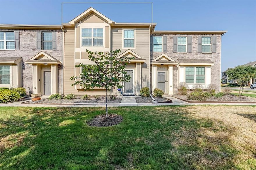 BEAUTIFUL TOWNHOME located in Keller ISD! Easy access to I820 and I35W for a quick commute anywhere you need to go! Perfect location in Carrington Court right across from green space for a relaxing morning or evening walk around the community pool and park! Step inside to an immaculately kept home with open feel and appealing engineered HARDWOOD Flooring. Kitchen features granite countertops and matching stainless steel appliances, ample amount of cabinets, and a pantry just around the corner. Half bath located downstairs and direct access to your attached 2 CAR GARAGE. Head upstairs to a nice open loft area perfect for an office or hangout space. Large laundry room located upstairs as well as TWO PRIMARY BEDROOM SUITES with Ensuite Baths. Add this beautiful home to your list as A MUST SEE! HOA includes front yard maintenance as well as some exterior structure maintenance! Come enjoy LOW MAINTENANCE RELAXING LIVING in Carrington Court Townhomes!