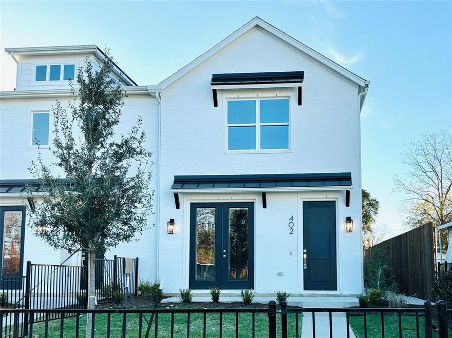 Be the first to live in this brand new, River District townhome within a few blocks of the Trinity River, it's trails and multiple restaurants. This three bedroom, two and a half bath home offers a bright, open-concept kitchen with quartz countertops, a gas range and stainless steel appliances. Includes a brand new refrigerator, washer and dryer, fully fenced front yard and yard maintenance! Pull out of the two-car garage, and be downtown within 10 minutes, or Clearfork and Stockyards within 15 minutes. This home has all; never lived-in, walkable, trails, quick access to all of Fort Worth's hot spots! Reach out to agent at 817-914-0040 to view or inquire on status. Available for lease starting January 1, 2026.