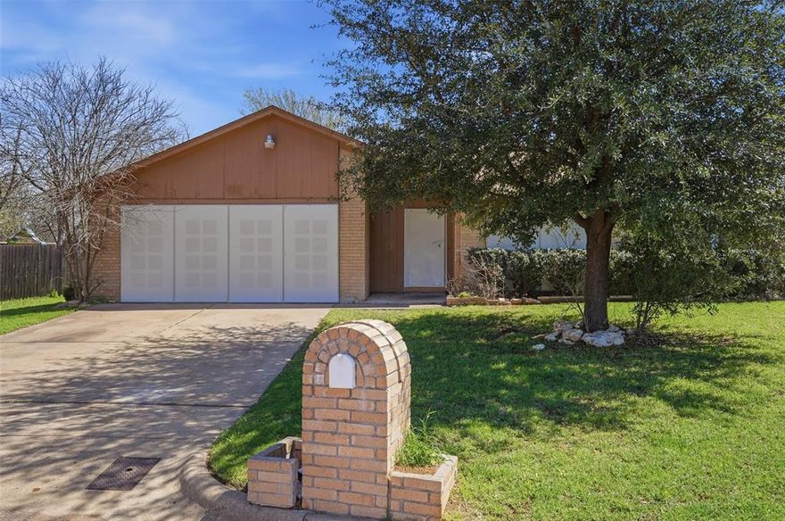 Located on a quiet cul-de-sac in an established Fort Worth neighborhood, this residence offers a functional layout with comfortable living spaces suited for everyday living. The home is conveniently positioned near major roadways, providing easy access to shopping, dining, and local amenities throughout southwest Fort Worth. Whether utilized as a primary residence or an investment opportunity, this property delivers practicality, accessibility, and neighborhood appeal.