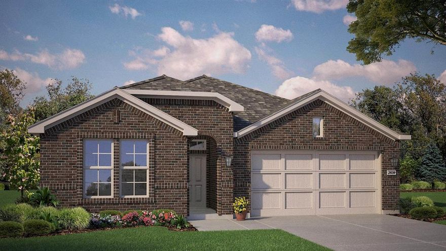 D.R. Horton America's Builder is now in the fabulous community of Bluestem in Rhome and Northwest ISD! Gorgeous New Single Story 5-3-2 Las Cruces Floorplan-Elevation C, with an estimated summer completion. Large Island Kitchen in the heart of the home with Quartz countertops, Stainless Steel Appliances, Gas Range, Pendant Lights and walk-in Pantry. Spacious Living and large Primary Bedroom with dual sink Vanity, oversized Shower, Linen and walk-in Closet. Quartz countertops in full baths. Partial Gutters, front exterior Coach Lights, Tankless Water Heater, Designer Pkg including Tile Entry, Kitchen and Wet Areas plus Home is Connected Smart Home Technology. Covered back Patio, 6 ft fenced backyard, Landscape Pkg, Sprinkler System and more! A Master Planned Community offering spacious open floor plans, new interior and exterior design elements with cutting edge products and features for every stage in life! A Master Planned Community with a Resort Style Pool, Cabana, Playground, Dog Park, Trails, Parks and stocked Fishing Pond at entrance!