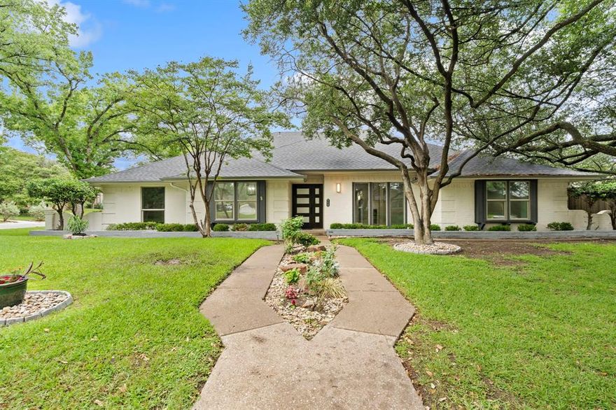 Don’t miss this beautifully updated 5-bedroom, single-story home on a corner, tree-lined lot. Designed for effortless entertaining, the open-concept layout flows seamlessly from the spacious living area into a chef’s kitchen featuring a Dacor range and microwave, expansive island, and built-in Sub-Zero refrigerator.
Hardwood floors, decorative lighting, and updated bathrooms add style and comfort throughout, while the epoxy-finished garage and sparkling pool elevate everyday living. Recent improvements include a 2025 roof, 2022 HVAC, plus plumbing and electrical updates—offering peace of mind for years to come. All that’s missing is you! Schedule your showing today!