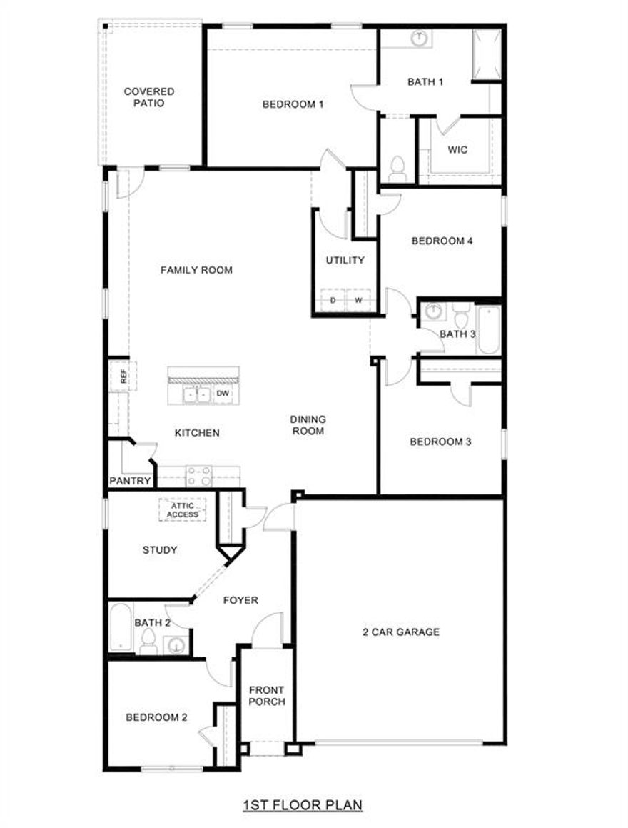 New construction by D.R. Horton. Our P40L Learjet Plan is in Windrose located within the rapidly growing city of Pilot Point. This is a 1 story 4 bed 3 bath with a study and open concept floorplan. Home on a large lot will feature waterproof laminate plank flooring, quartz countertops, and stainless steel appliances. Smart home included.
