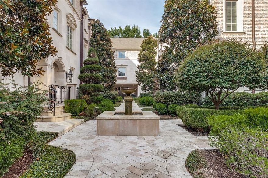 RARE TO MARKET luxury townhome located in the sought-after Highland Gates on Katy Trail community!  Upon entry of the gated courtyard, you'll find yourself immersed in Parisian-influenced architecture, blooming magnolias, and aromatic scents of jasmine.  Located in the heart of Knox-Henderson and with direct access to the Katy Trail, many of Dallas' best shopping and dining attractions are just a few steps away from home.  


This meticulously maintained 3-story townhome is full of designer finishes, custom-paneled appliances, arched passageways, hand-scraped hardwood floors, immaculate crown moulding+wainscoting, and serene views of the community courtyard and Katy Trail from every window.  As an excellent showcase of builder craftsmanship, the residence is virtually silent of any exterior noise. The first floor office (or bedroom) details a coffered ceiling, custom built-ins, along with it's own en-suite bath and walk-in closet.  The second floor kitchen is complete with chef-grade Viking appliances, coffee bar, and a recently upgraded custom California Closets pantry.  The spacious third-floor primary suite features two walk-in closets and a dual-sink master bathroom with a  recessed dome crown moulding ceiling above.  Accompanying the primary on the third floor are the conveniently located utility room, along with another secondary bedroom containing it's own en-suite bath.  


With one of Dallas' most desirable locations and the prestige of Highland Park ISD, this property is a rare find that won't last long!
 
 
 Refer to Upgrades & Maintenence List: New HVAC system, tankless water heater, epoxy garage floor, Asko washer & dryer