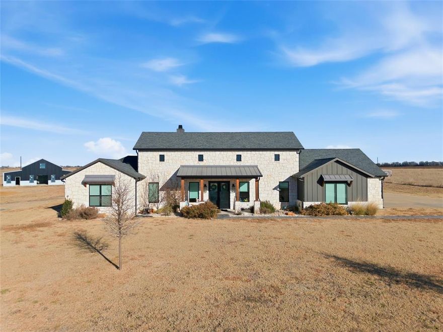 Welcome to this stunning, spacious home in Crawford, TX! With 3,150 sq. ft., this 6-bedroom, 3-bathroom home is perfect for families seeking both comfort and style. Two recently added bedrooms offer even more room to grow, while the updated layout ensures a bright, inviting flow throughout. Step outside to enjoy the newly added in-ground pool, perfect for relaxing or entertaining on warm Texas days. Situated on 7.17  acres, this property offers endless possibilities, including the ability to have cows, chickens, horses, or other animals. A newly built 2,080 sq. ft. metal building provides ample space for a workshop, storage, or even the potential to be transformed into additional living space! The beautiful driveway leads to the side entry of the house, while the well-maintained backyard offers room to play, explore, and unwind in the peace and quiet of country living. This home combines modern updates with spacious living, all in an ideal location. Whether you’re hosting gatherings, enjoying the tranquil outdoors, or dreaming of future projects, this property is ready to welcome you home!